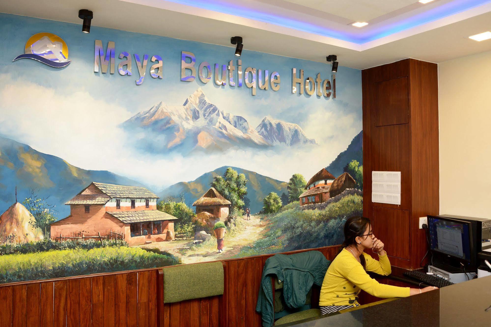 Maya Boutique Hotel Kathmandu Exteriör bild